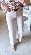 Ecru Wide Leg Pants