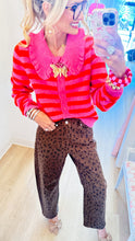 Leopard Print Wide Leg Pants