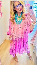 RESTOCK Pink Multi Paisley Pattern Maxi Dress