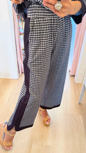 Navy Gingham Pant Set