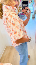 Cream Cowgirl Print Button Up