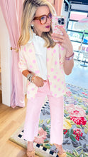 Pink Polka Dot Blazer