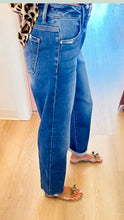 Risen Medium Wash Barrel Jeans