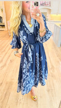 Midnight Mix Long Sleeve Midi Dress