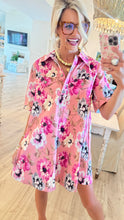 Deal of The Day Pink Multi Floral A-Line Dress