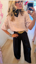 Beige Pearl Crew Neck Sweater