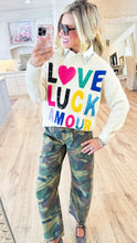 Taupe Love Luck Amour Sweater