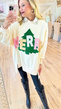 Ivory Merry Christmas Tree Sweatshirt