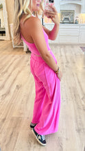 Fuchsia Mineral Washed Pant Set