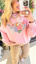 Pink American Patched Top