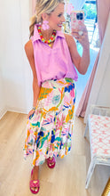 Lilac Collared Bubble Hem Top