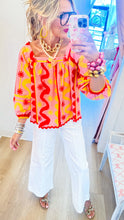 Pink Multi Ric Rac Top