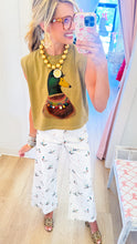Mallard Rhinestone Collar Muscle Tee