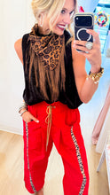 Leopard Fringe Scarf