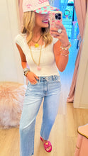 Pale Mint Lace Trimmed Tee
