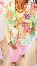 Green Combo Patchwork Vest