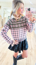 Olive Ruffled Mock Neck Sweater