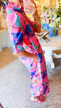 Multi Color Button Up Maxi Dress