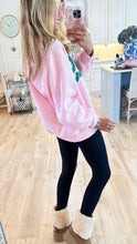 Light Pink and Green Après Sweatshirt
