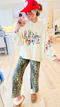 Oatmeal LOVE Patch Sweatshirt