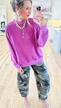 Plum Fleece Sweatshirt