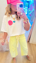 White Smiley Face Tee
