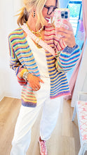 Rainbow Stripe Cardigan