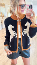 THML Black Horse Knit Cardigan