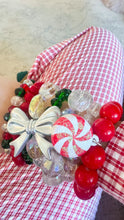 Red and Green Holiday Bracelet Stack