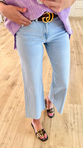 Vervet Light Wash Wide Leg Jeans