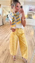 RESTOCK Yellow Polka Dot Barrel Jeans