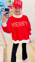 Red Merry Mock Neck