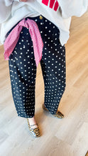 Black Polka Dot Bow Pants