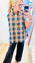Ivy Jane Hunter Green Plaid Cape