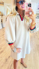 Beige 3/4 Sleeve Dress
