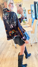 THML Black Western Print Top