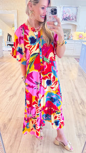 Uncle Frank Go With The Flow Maxi Dress
