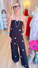 Black and White Polka Dot Tube Top Pant Set