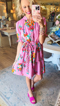 Uncle Frank Pink Floral Print Dress