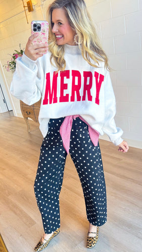 Merry/Grinch Reversible Mockneck