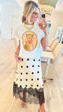 Cheetah Rhinestone Glasses Tee
