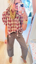 Vervet Ash High Rise Barrel Jeans