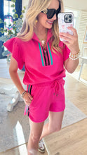 Deal of the Day Pink Striped Detailed Set