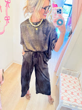Black Lurex Pant Set