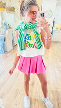 Dilly Dally Printed Cropped Tank Top