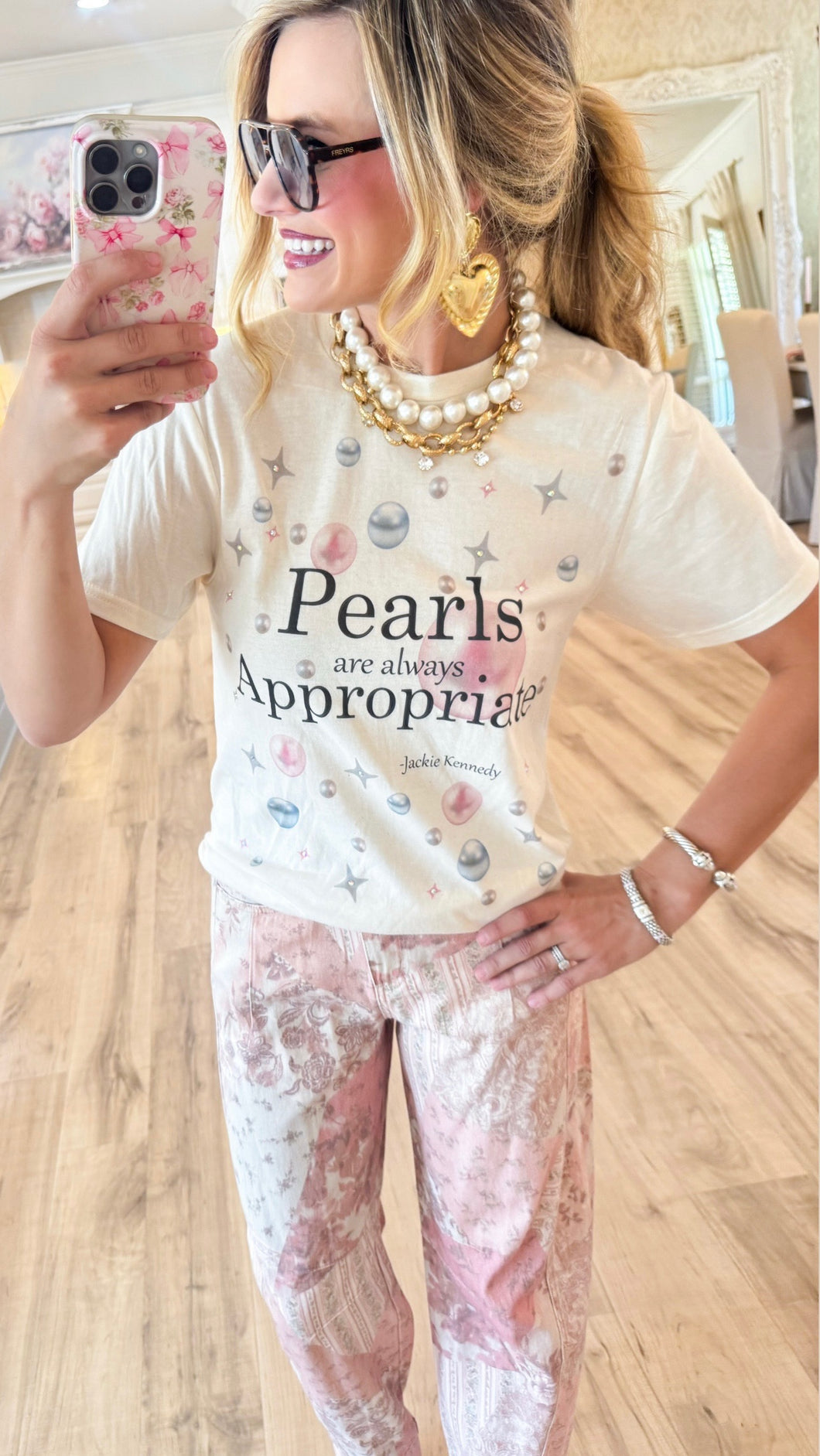 Pearls are Always Appropriate Tee