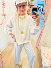 Heather Grey Contrast Trim Scuba Set