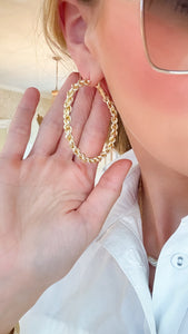 Gold Hoop Earrings
