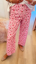 Pink Floral Pants