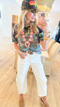Olive Multi Camo Short Sleeve Sweater